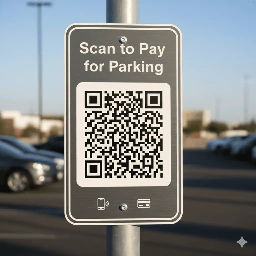 Durable Metal QR Code Signs