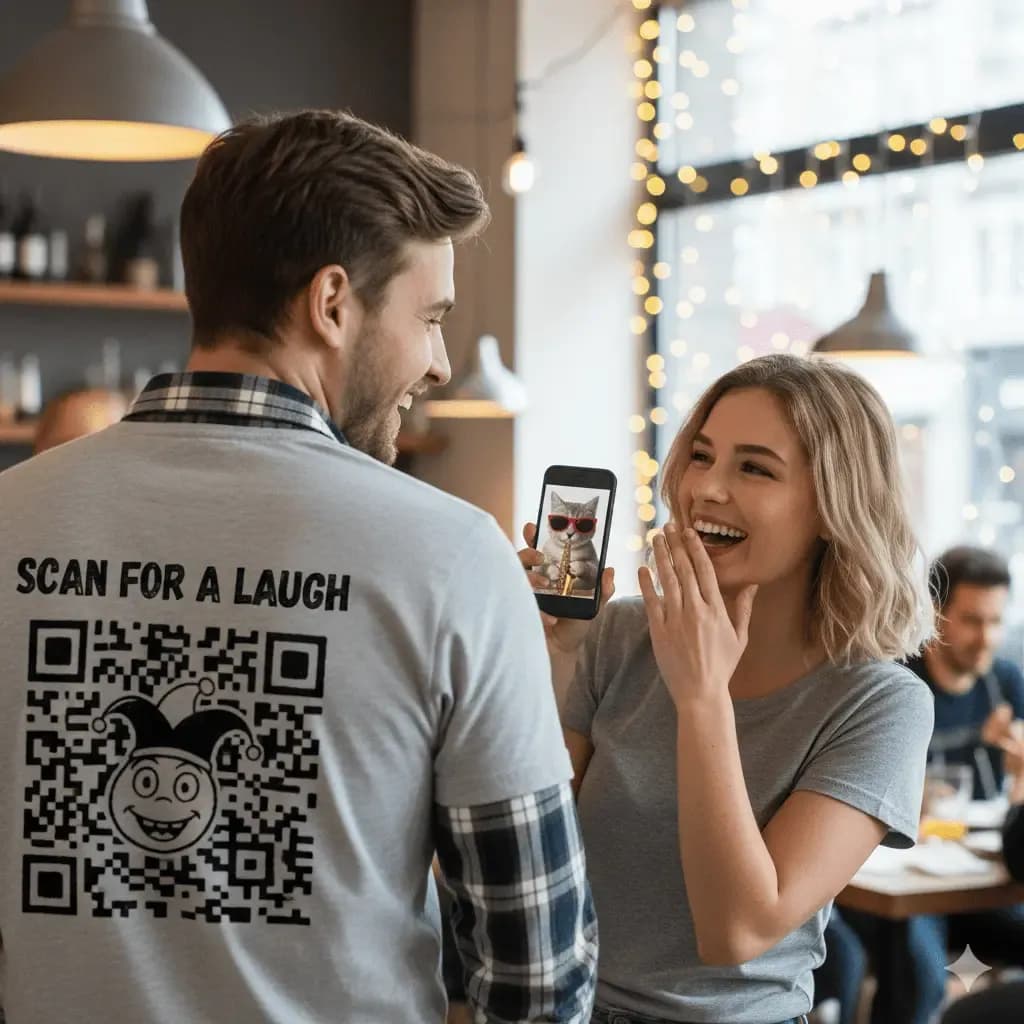 Funny QR Code T-Shirts