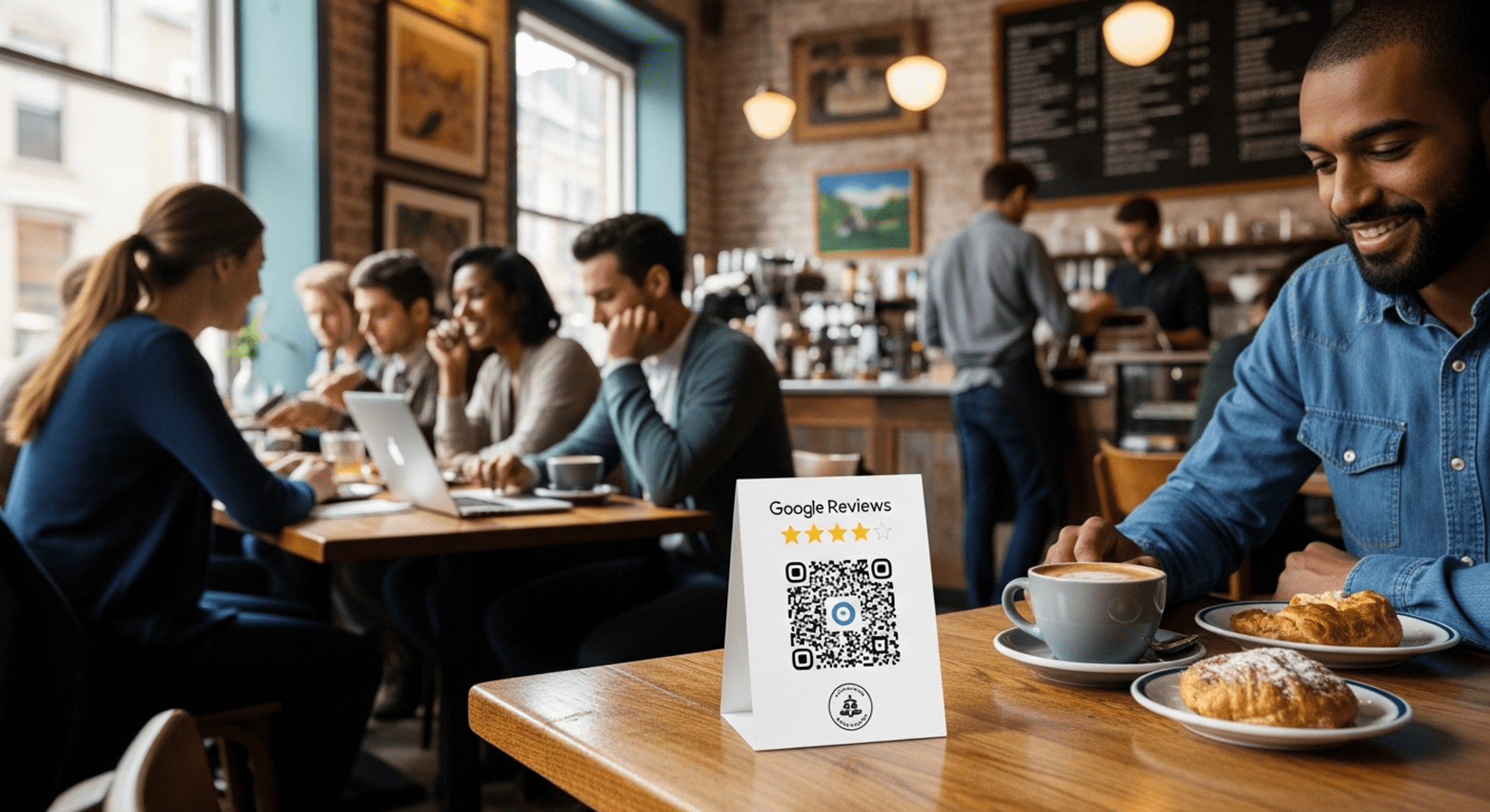 How to create a Google Reviews QR code for a business?