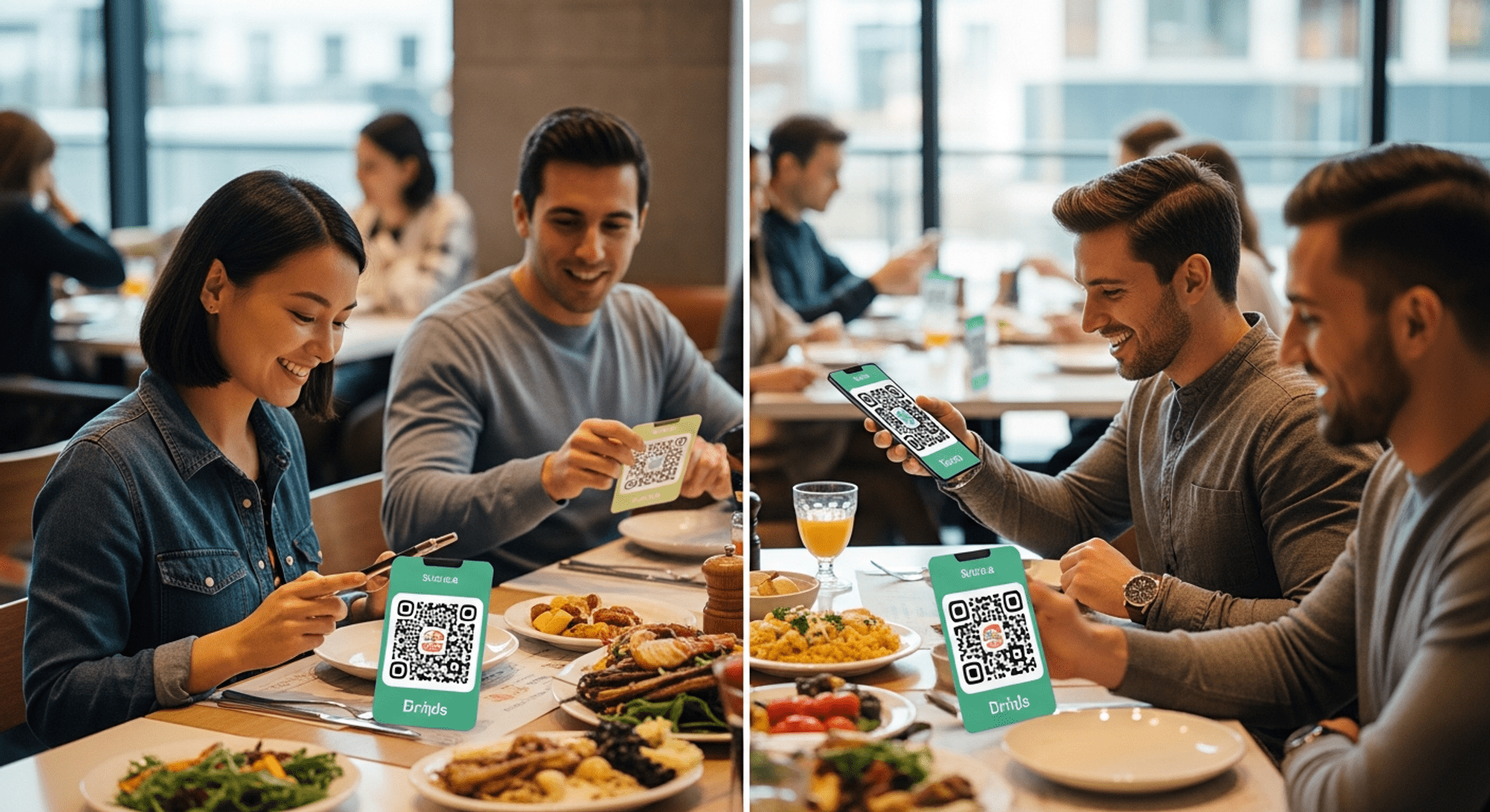 What are the best QR code solutions for restaurant menus and event check-ins?