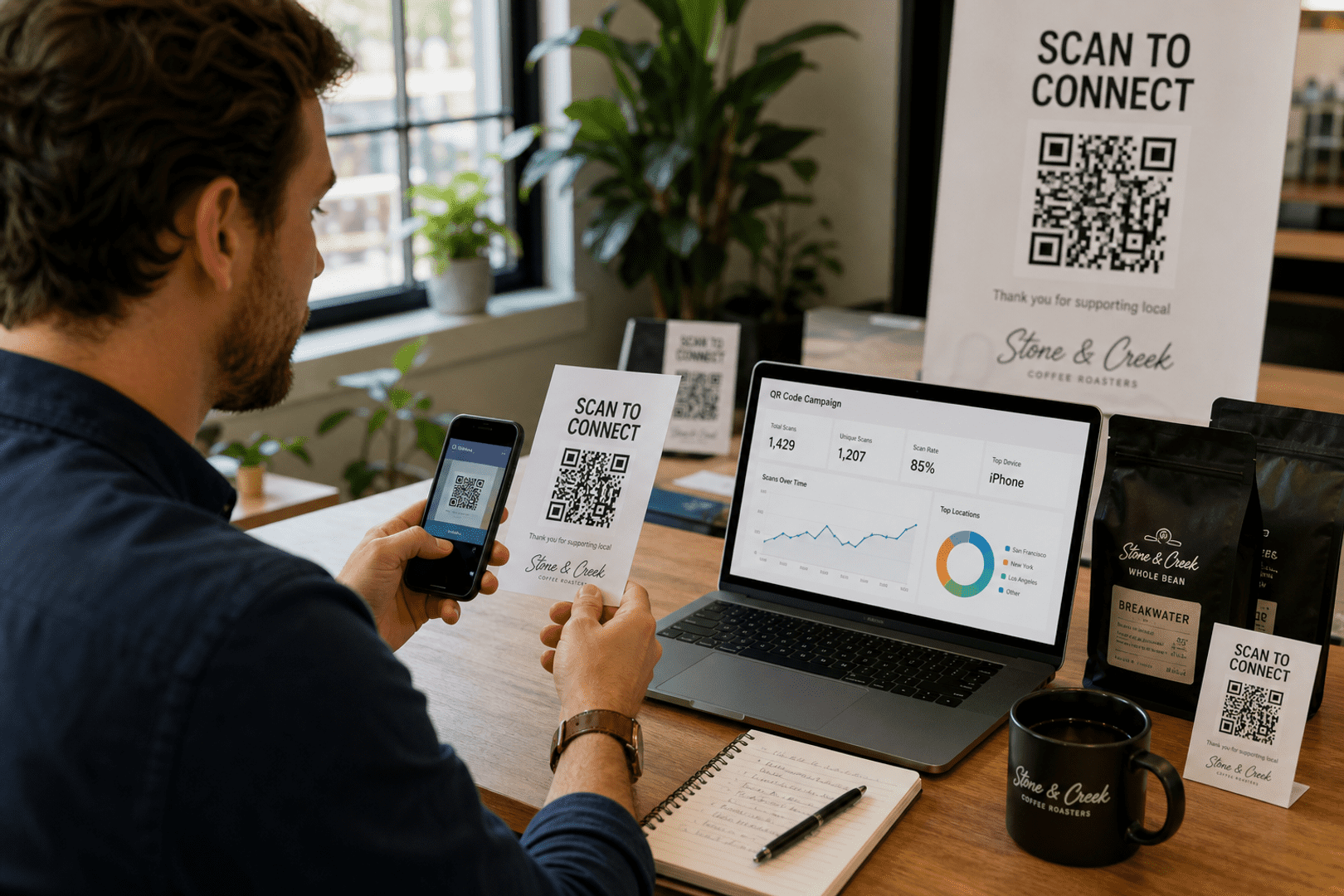 How to generate a QR code for business marketing?